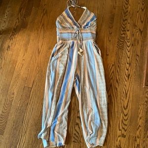 Halter pants jumpsuit